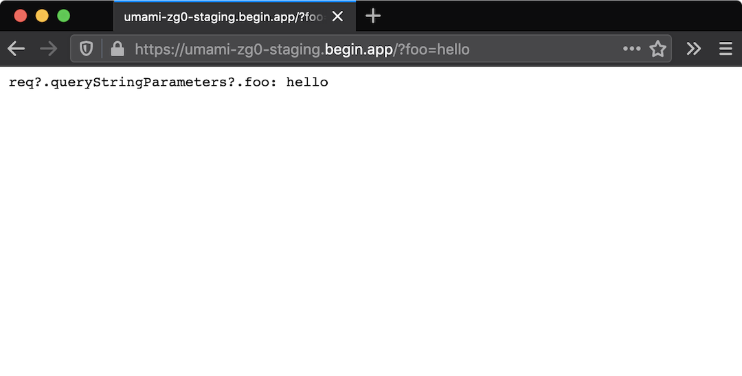 Hello world in web browser